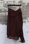 Marc Le Bihan 2500 Skirt French Handmade MLB-2500-AUBERGINE
